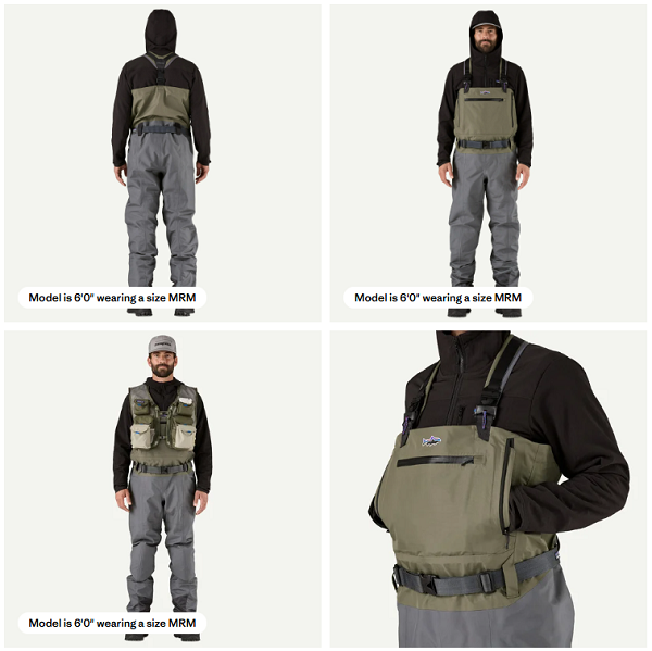 Patagonia Swiftcurrent Expedition Basin Green Waders