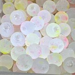 CAC Birthday Cake Glass beads with Night glow