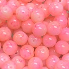 cac bow pink glass bead