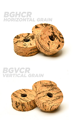 Burl Grain Cork Rings