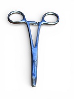 6inch forecep with curved tip